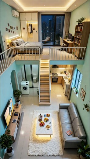 ✨ Cozy & Stylish Loft Design You’ll Fall in Love With #interiordesign #decor