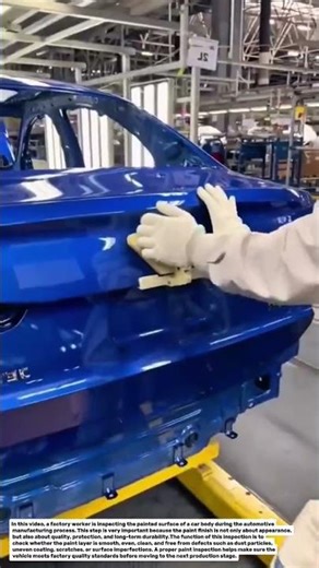 How Car Paint Quality Is Inspected in the Factory.