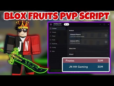 Blox Fruits PVP SCRIPT *NO KEY* - Best Aimbot, God Mode/Tp to safe place, Auto Farm Bounty & More!
