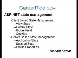 Asp.net state management system tutorial