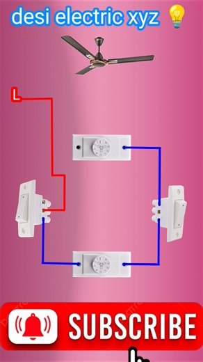 #Ceiling #fan #Two #way #switch #connection #shorts