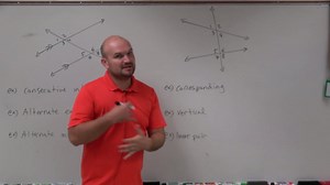 Master labeling angles given parallel lines and a transversal