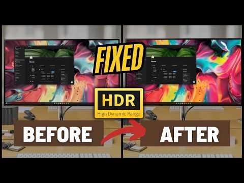 External Monitor Washed Out, Contrast, Faded, Unsaturated Colors Fixed