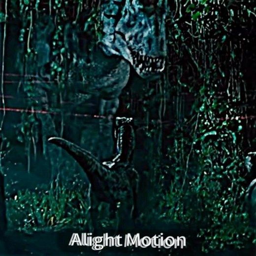 Indominus Rex VS Blue #jurassicworld #indominusrex #blueraptor #1v1 #alightmotion