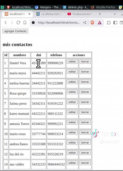 29. CRUD con PHP y SQL #website #cursosonline #verrde #web #programacionweb #php #sql #cursogratis