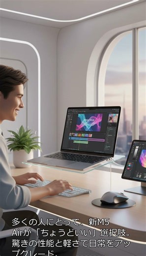 M5 MacBook Air vs Pro: あなたはどっち？ | 賢い選び方ガイド #Shorts