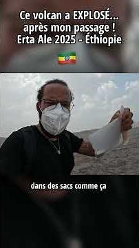 This volcano EXPLODED… right after I passed through, Ethiopia 🇪🇹