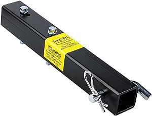 Keeper - 2” Receiver Hitch Mount – Designed for Keeper KT and KU Winches, Allows for Lightweight and Portable Winch Use