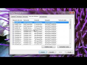 Como cambiar el inicio de programas en Windows 7