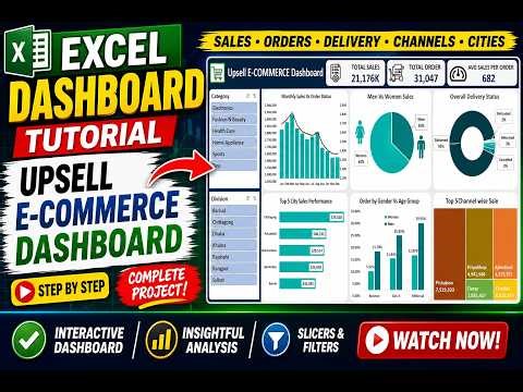 How to Create an E Commerce Dashboard in Excel (Step by Step Tutorial)