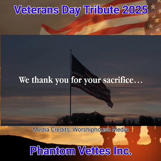 Veteran's Day November 11, 2025 As we near the Veteran's Day...