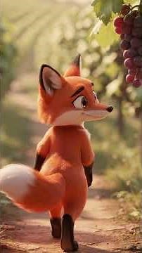 The Fox and the Grapes 🦊🍇 | A Timeless Aesop's Fable for Kids | Bedtime Story