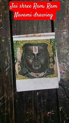 Shree Ram Lala drawing; Shree Ram Navami drawing