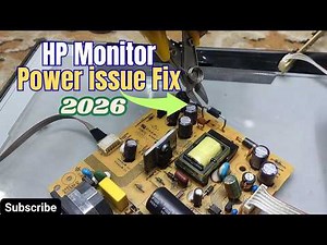 How To Repair hp monitor no power 2026 | Created by Afjal Hossain