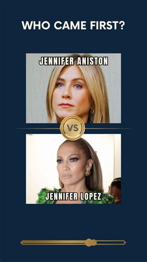 Jennifer Aniston or Jennifer Lopez — who's older? 🎬