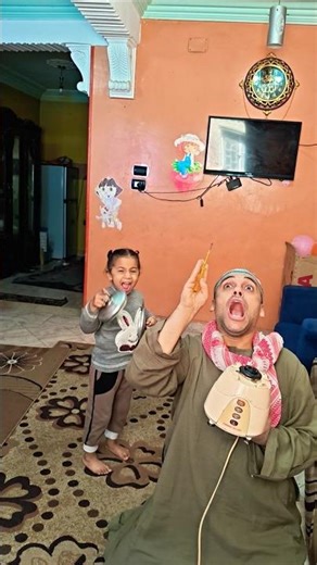 شوفو عملت مقلب في ابويا كان بيصلح الكهرباء 😅😅