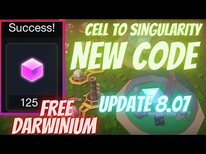 Cell to Singularity 💎💎 Codes for 125 Darwinium Update 8.07