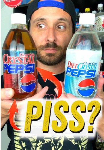 Replying to @✰dw✰ Crystal Pepsi and why it looks like piss #soda #history #pepsi