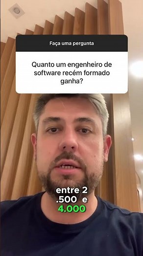 Quanto um engenheiro de software recém formado ganha?#engenhariadesoftware #programador