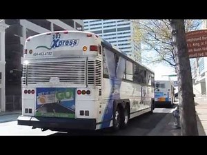 XPRESS GRTA MCI D4500 BUS 302 ON THE 413 IN ATLANTA GEORGIA