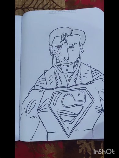 superman drawing