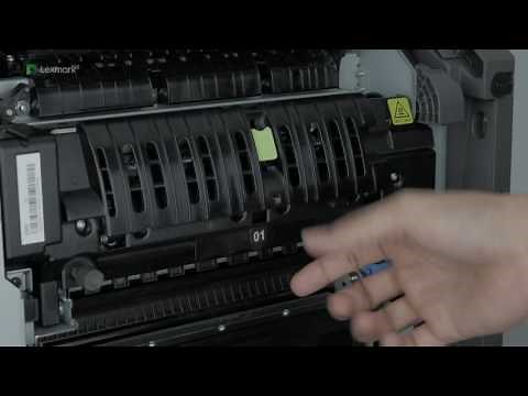 CX725 Series—Replacing the fuser