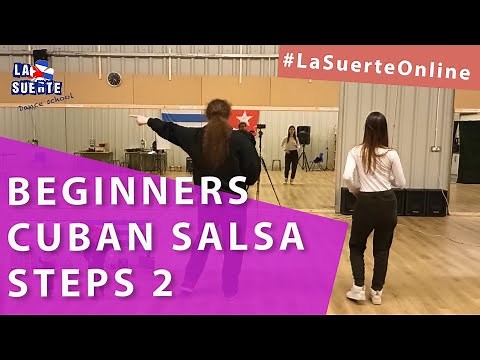 Beginners Cuban Salsa Steps Course - Class 2 (Basic Turns)