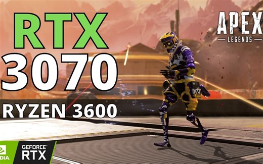 APEX 游戏性能测试 RTX3070 1080P/2K/4K分辨率