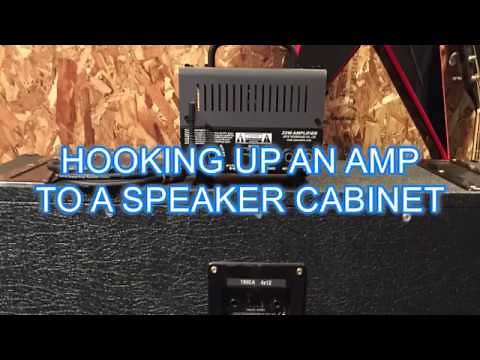 How to hook up a guitar amp to a speaker cabinet