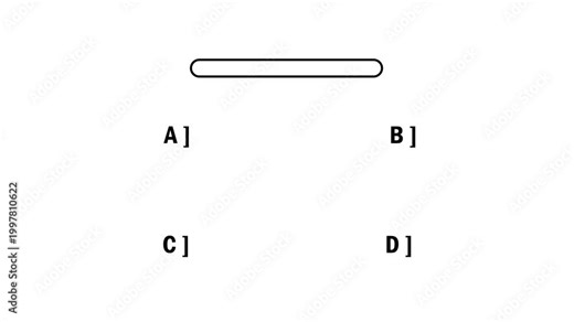 Multiple Choice Test Question With Answer Selection Progressing Through Frames