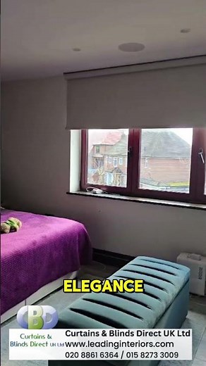 Shaded Motorized Roller Blinds | Smart, Stylish & Effortless | Curtains and Blinds Direct UK Ltd