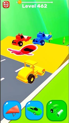 Shape Shifting Level 462 – Ultra Fast Impossible Pro Run! ⚡😱 #shorts