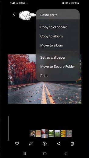Copy the Edits from a Photo to paste in to another in Samsung Gallery App | One UI 6 feature