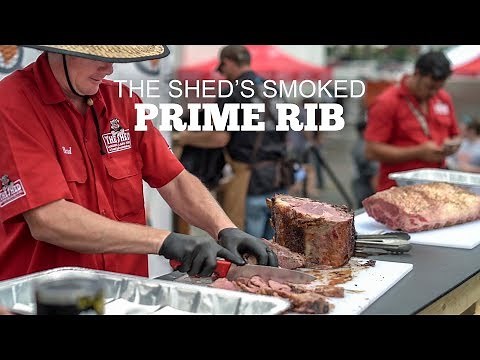 Smoked Prime Rib With The Shed