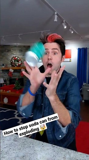 How to Stop Soda From Exploding 🤯 #shorts