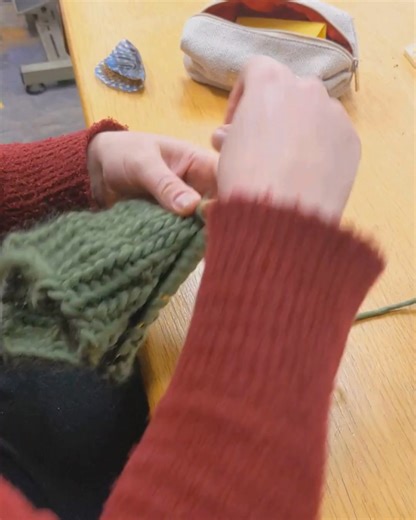 Hat's all, folks, from Social Stitch for 2025! Last night was Daily Thread's final evening edition of the year. Fiona got from cast on edge, through the ribbing and onto the main body of this headwear during the session here at The Old Print Works . Not slow going, despite her concerns, and there's no stitch speed you need ever achieve anyway. It's important to remember that in the rush this time of year can cause. We hope your WIPs are progressing at your personal pace this Wednesday, but if an