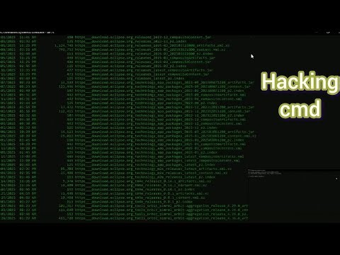 show command screen like hacker