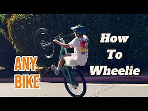 HOW TO WHEELIE ANY BIKE (easy)