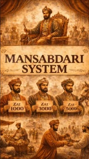 Mansabdari System Explained | How Mughals Ruled India #MughalHistory #MansabdariSystem #facts