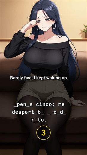 Sleep Habits in Spanish (4 Phrases)