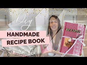 DIY Handmade Recipe Book from Scratch | Bookbinding, Sewing & Embroidery | Bullet Journal