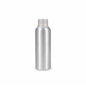 2.7 oz (80 ml) Brushed Aluminum Bottle (Cap Not Included) - 313719
