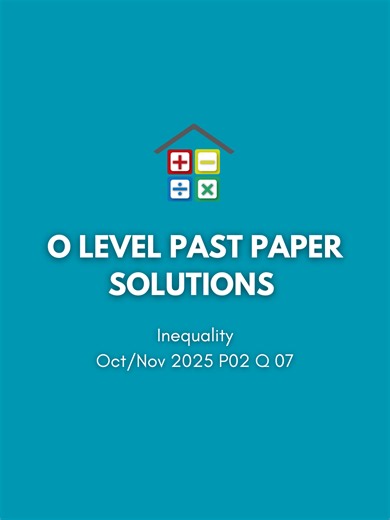 Solution of Oct Nov 2025 Paper 02 Question 07 #noncalculator #pastpaper #questions #solutions #igcse #math #maths #mathematics #maldives #solution #tips #olevel