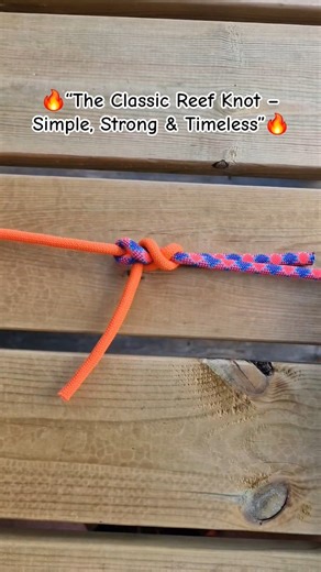 “The Classic Reef Knot – Simple, Strong & Timeless”