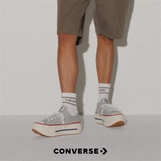 Step up in the All Star Lift Double Stack - built to boost your height and your attitude. 😎⬆️ Because subtle was never really the plan. 💥 Shop the collection now! | CONVERSE