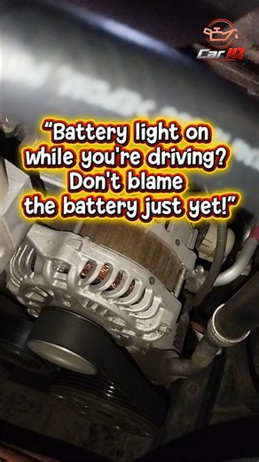 “Battery light on while you're driving? Don't blame the battery just yet!”