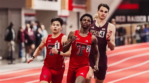 Kyzer Dunbar gets Texas Tech track and field record in third race