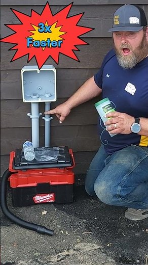 Wiring a shed, Pulling Wire through pipe 3x faster #tinyhouse #electrical #construction #diy