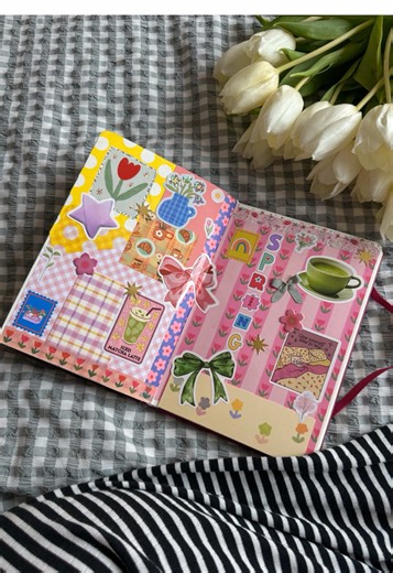 some of my favourite recent journal spreads🌟 #junkjournal #scrapbook #journalwithme #crafty