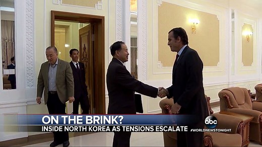 ON THE BRINK? North Korea's nuclear ambitions are a growing threat to the United States -- President Donald J. Trump's deputy national security adviser now saying the country could have the ability to hit the U.S. with a nuclear-armed missile before the end of President Trump's term. Bob Woodruff with the rare access inside North Korea. http://abcn.ws/2oq53y1 | ABC World News Tonight with David Muir